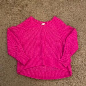 Pink oversized sweater